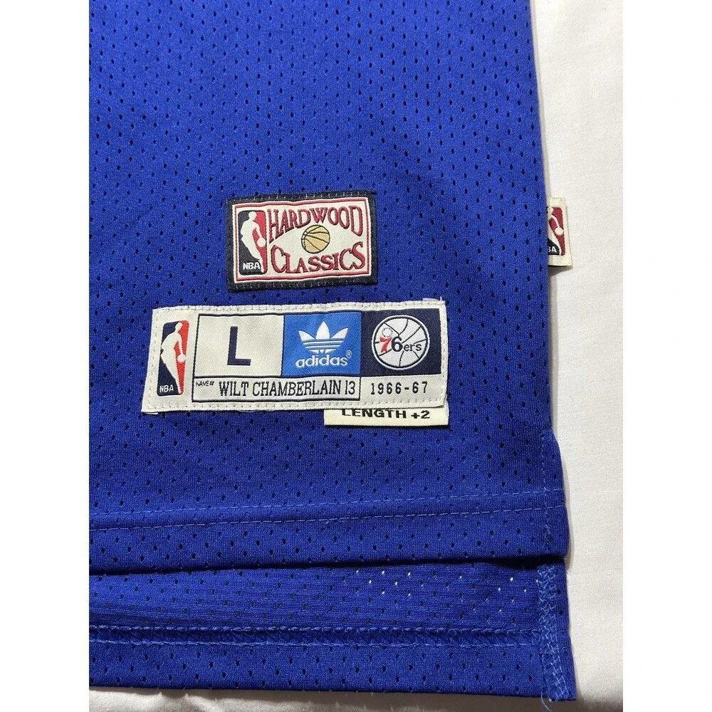 adidas PHILA #13 Blue and Red Basketball Jersey